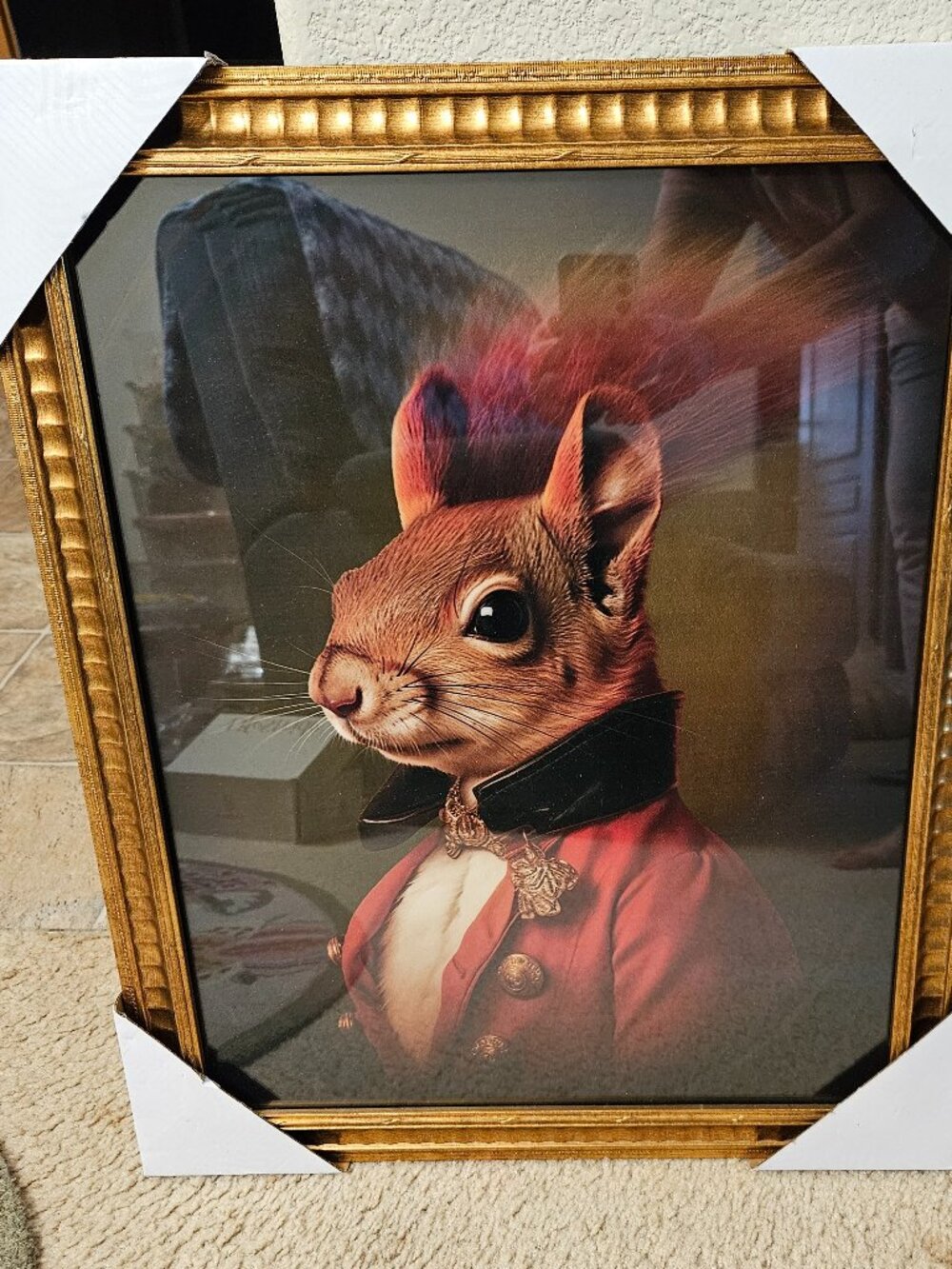 Framed Poster Squirrel Portrait - 19" x 23"